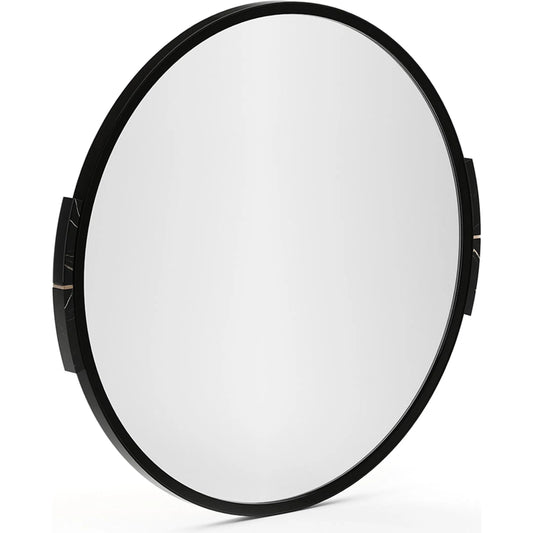 Overlap Wall Mirror by Caracole. Made from stone in a modern style.