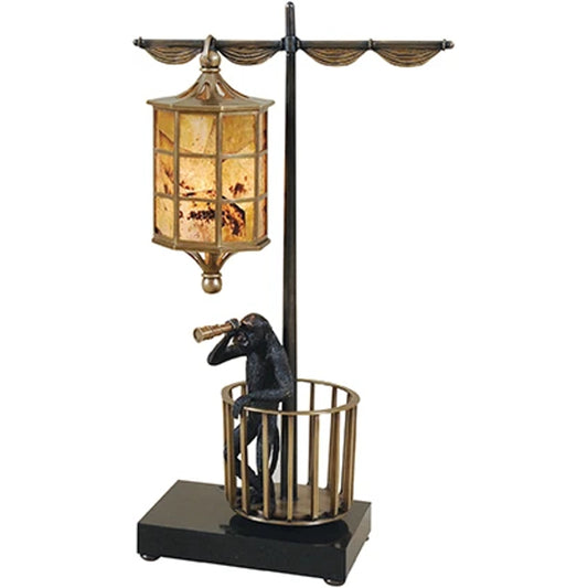 Monkey Lookout Decorative Lamp by Maitland-Smith. Made from unique in a traditional style.