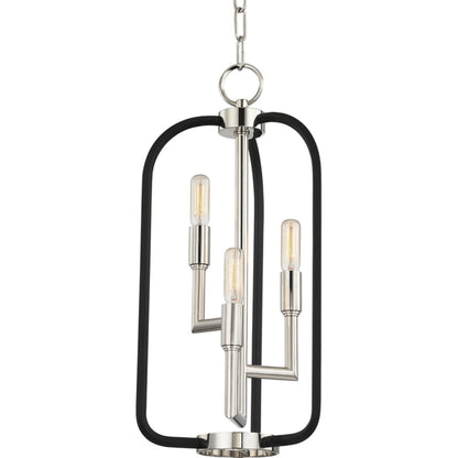 Angler Chandelier by Hudson Valley. Made from brass in a modern style.
