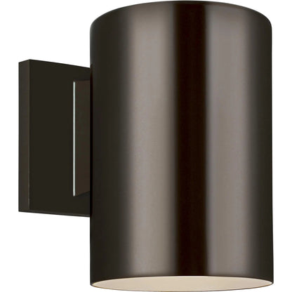 Outdoor Cylinders Small One Light Outdoor Wall Lantern by Visual Comfort & Co.. Made from aluminum in a transitional style.