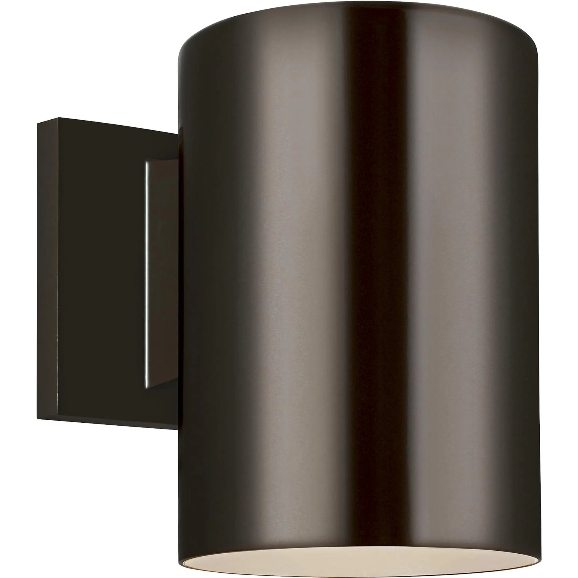 Outdoor Cylinders Small One Light Outdoor Wall Lantern by Visual Comfort & Co.. Made from aluminum in a transitional style.