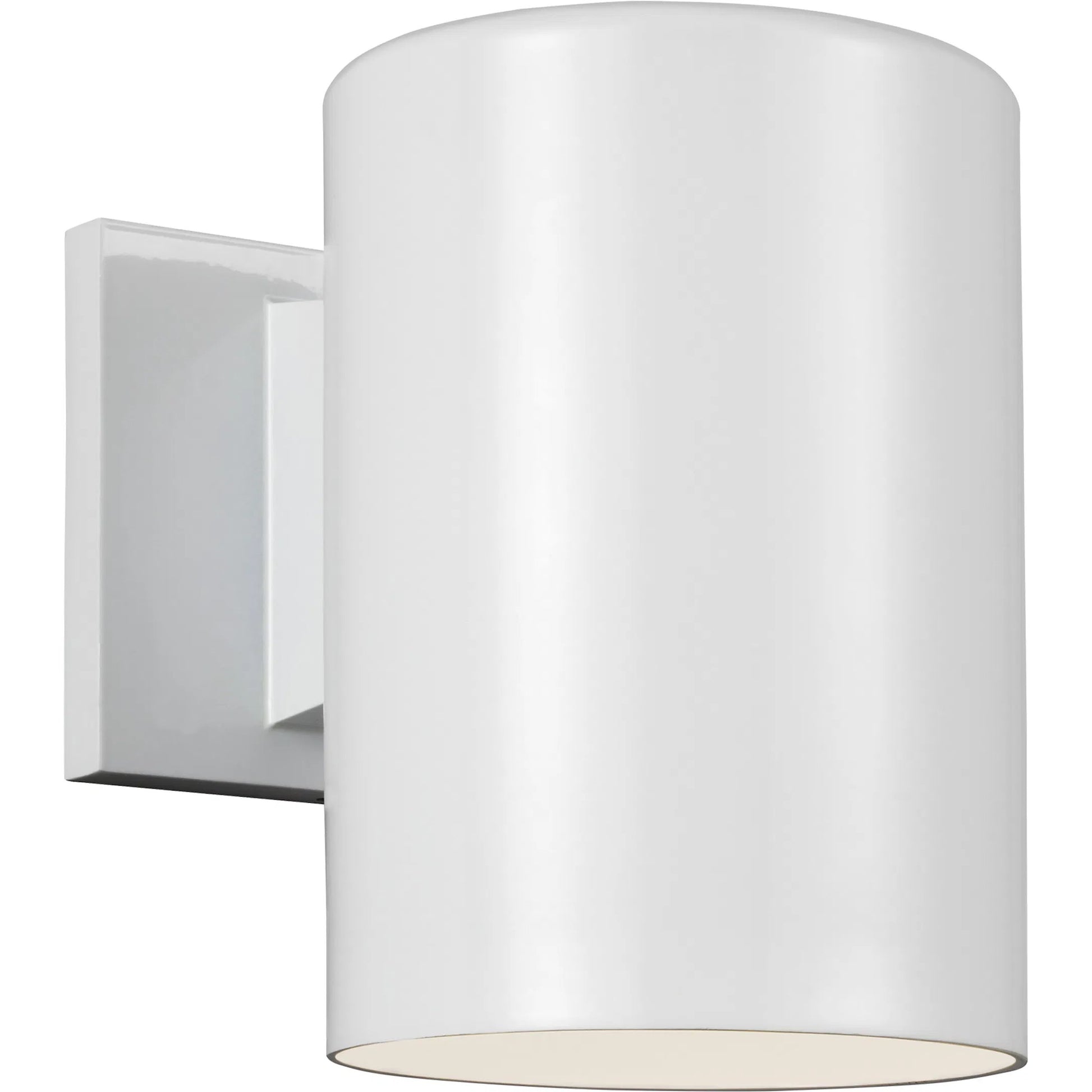 Outdoor Cylinders Small One Light Outdoor Wall Lantern by Visual Comfort & Co.. Made from aluminum in a transitional style.