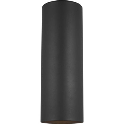 Outdoor Cylinders Small Two Light Outdoor Wall Lantern by Visual Comfort & Co.. Made from aluminum in a transitional style.