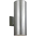 Outdoor Cylinders Small Two Light Outdoor Wall Lantern by Visual Comfort & Co.. Made from aluminum in a transitional style.
