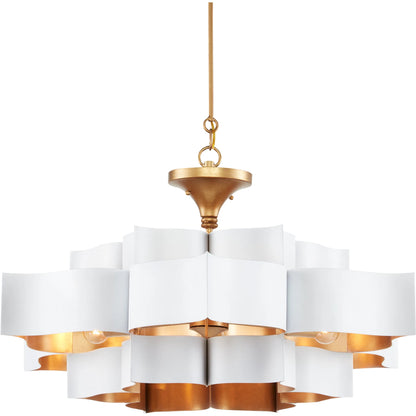 Grand Lotus Chandelier by Currey and Company. Made from unique in a modern style.