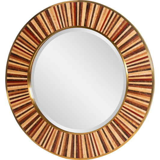 Radial Mirror by Maitland-Smith. Made from unique in a modern style.
