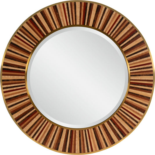 Radial Mirror by Maitland-Smith. Made from unique in a modern style.
