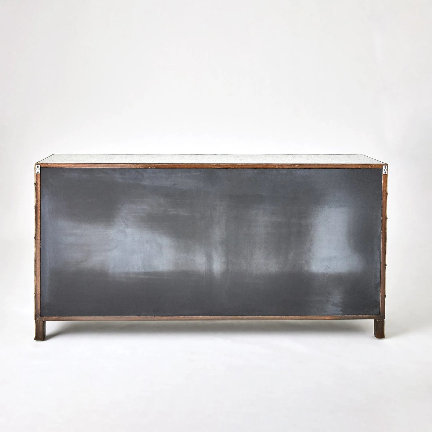 004 SI-2323116 | Additional Silo | Bamboo Console by Global Views in brass. Made from unique in a rustic style.