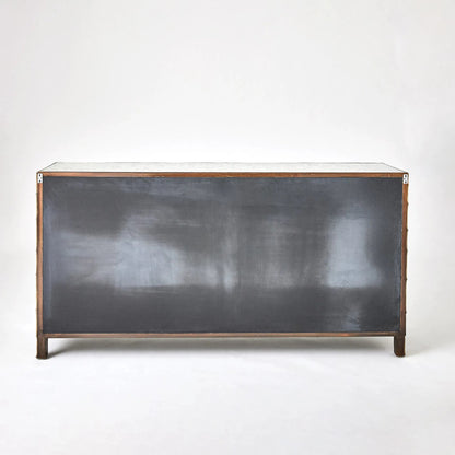 Bamboo Console by Global Views in brass. Made from unique in a rustic style.