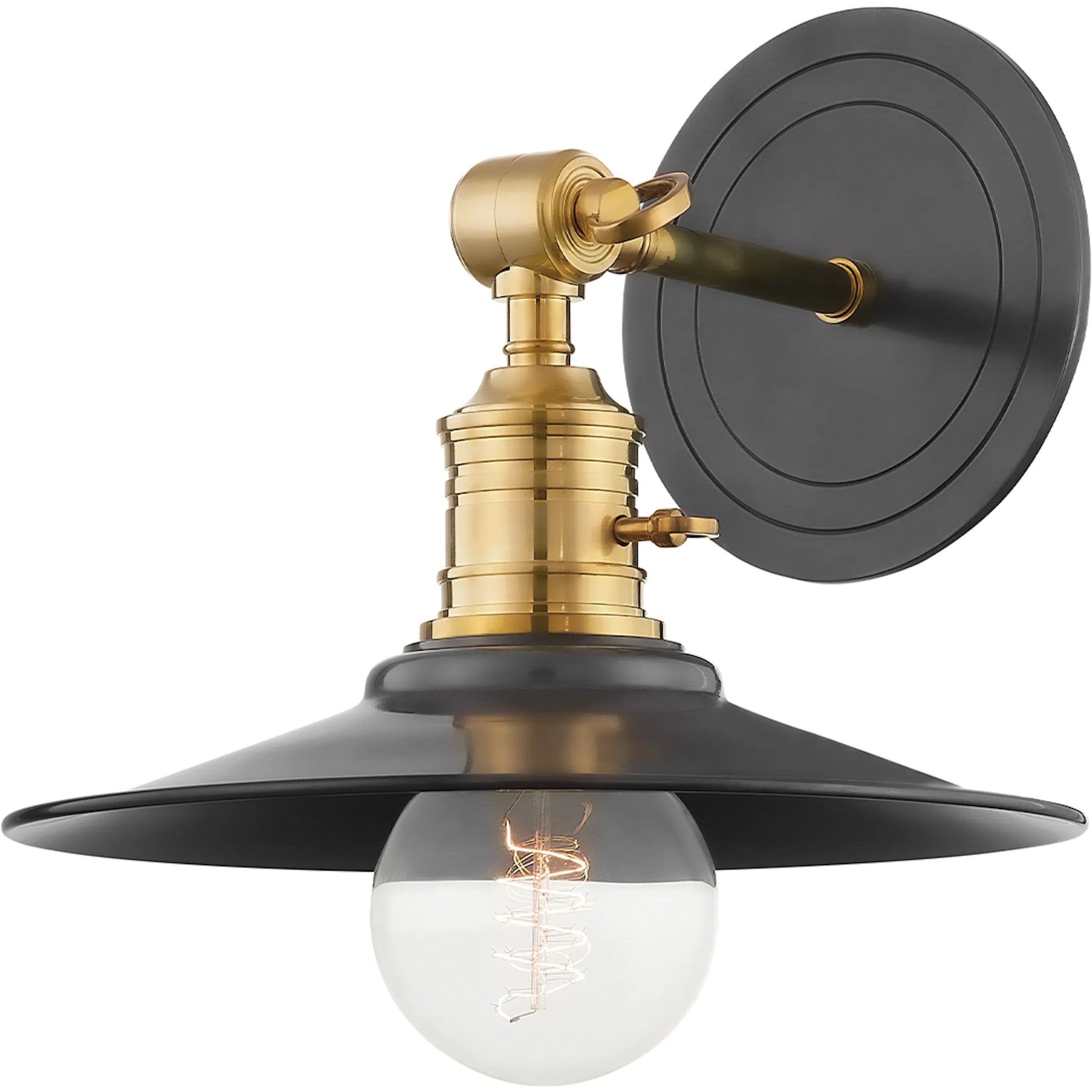 Garden City 8320 Wall Sconce by Hudson Valley. Made from brass in a transitional style.