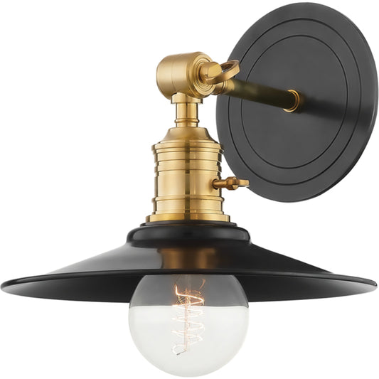Garden City 8320 Wall Sconce by Hudson Valley. Made from brass in a transitional style.