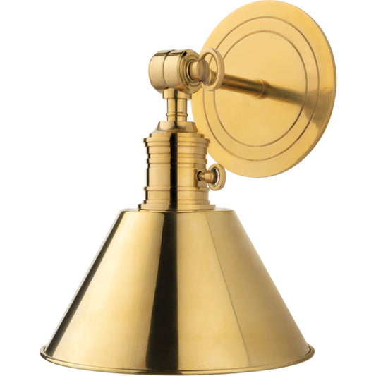 Garden City 8321 Wall Sconce by Hudson Valley. Made from brass in a transitional style.