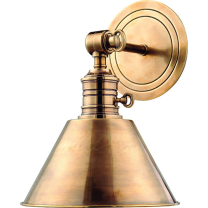 Garden City 8321 Wall Sconce by Hudson Valley. Made from brass in a transitional style.