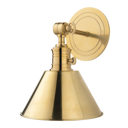 Garden City 8321 Wall Sconce by Hudson Valley. Made from brass in a transitional style.