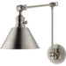 Garden City Swing Arm Wall Sconce by Hudson Valley. Made from brass in a traditional style.