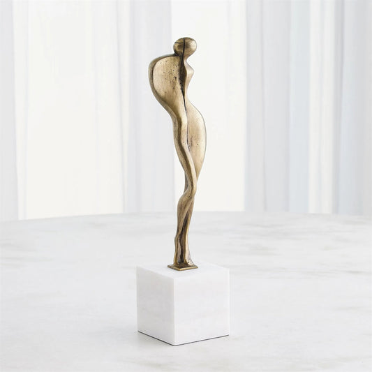 Swanky Lady by Global Views in white and marble. Made from unique in a modern style.