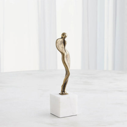 Swanky Lady by Global Views in white and marble. Made from unique in a modern style.