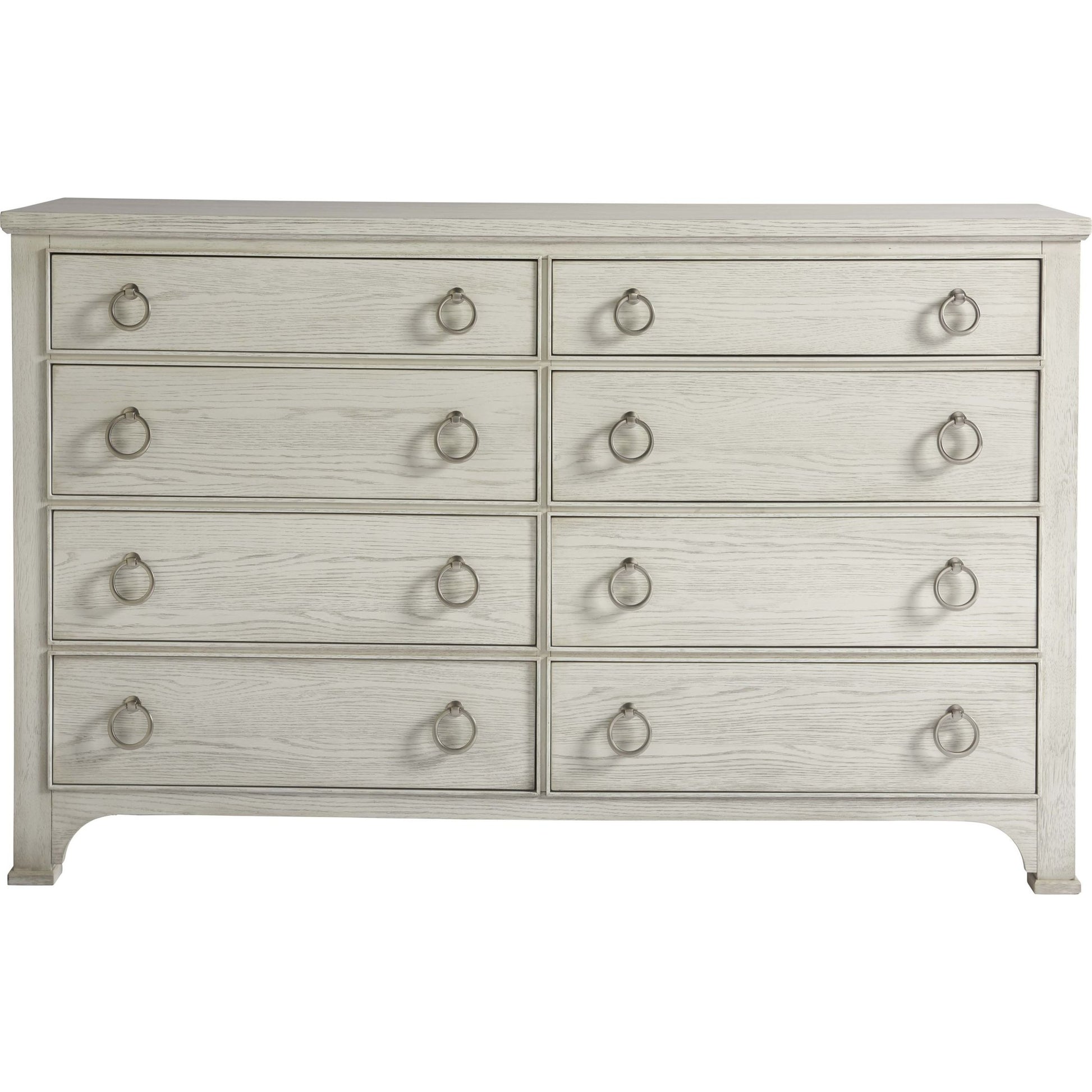 Coastal Living the Escape Drawer Dresser by Coastal Living by Universal Furniture in brushed pewter and sandbar. Made from unique in a transitional style.
