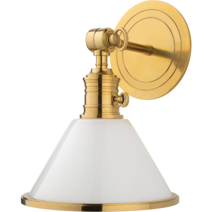 Garden City 8331 Wall Sconce by Hudson Valley. Made from brass in a transitional style.
