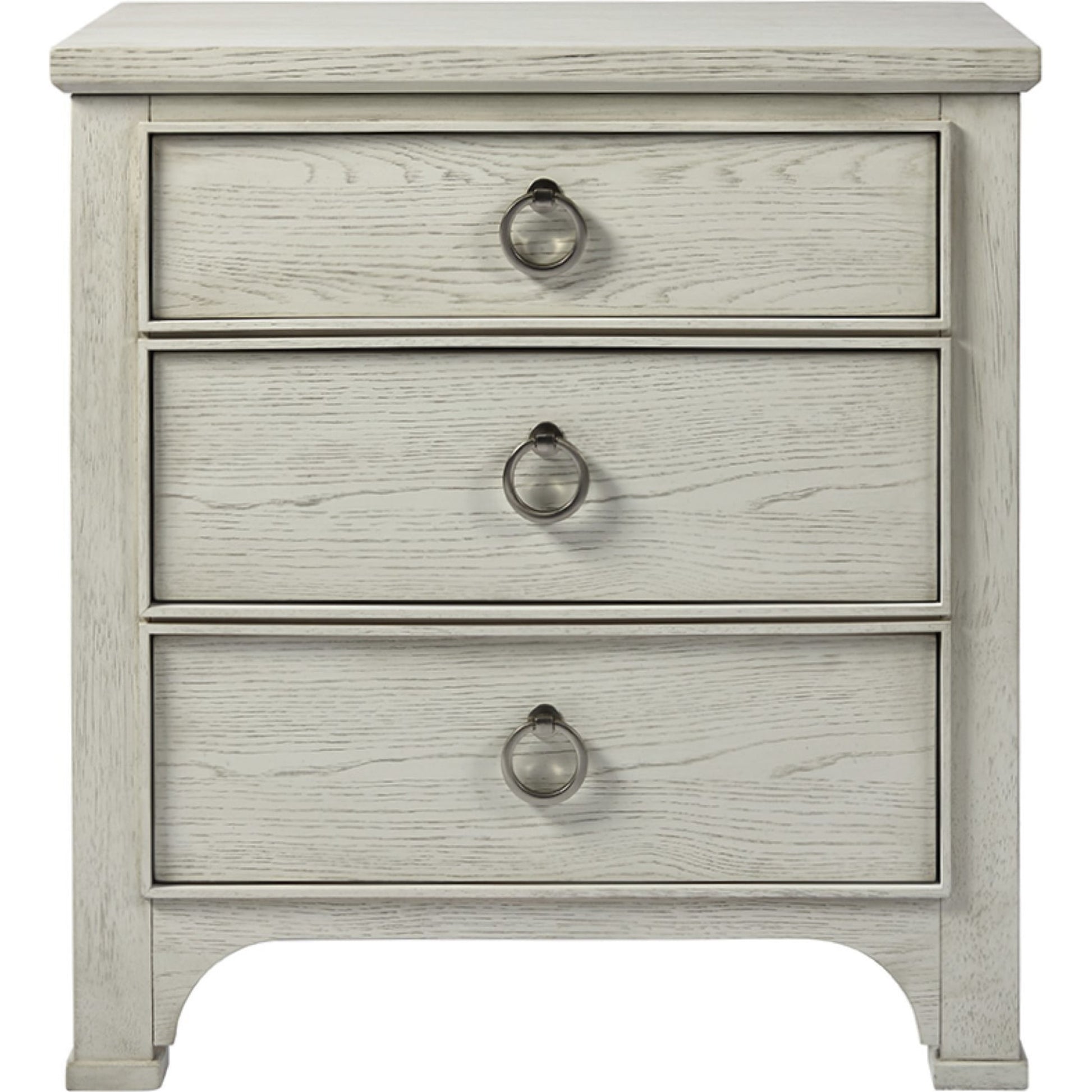 Coastal Living Nightstand by Coastal Living by Universal Furniture in brushed pewter and sandbar. Made from unique in a transitional style.