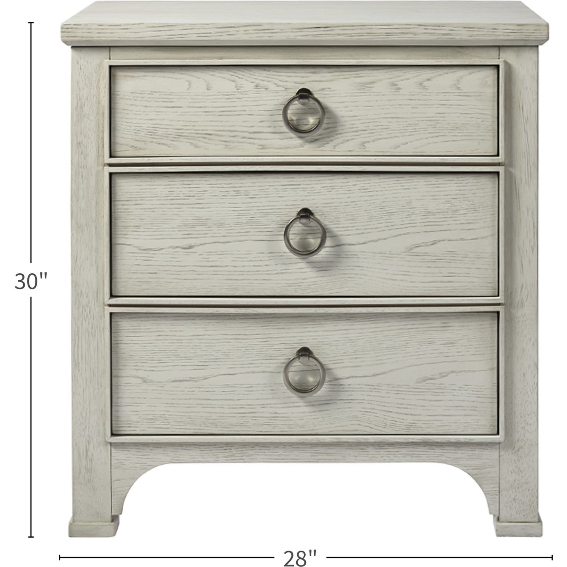 Coastal Living Nightstand by Coastal Living by Universal Furniture in brushed pewter and sandbar. Made from unique in a transitional style.