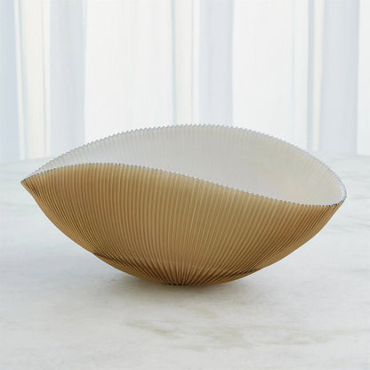Pleated Bowl by Global Views. Made from unique in a eclectic & global style.