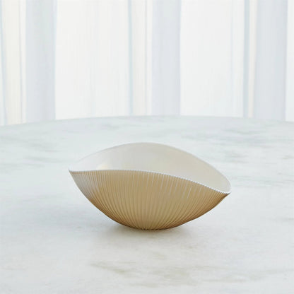 Pleated Bowl by Global Views. Made from unique in a eclectic & global style.