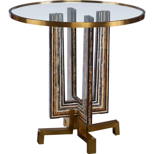 Maya Occasional Table by Maitland-Smith. Made from unique in a transitional style.