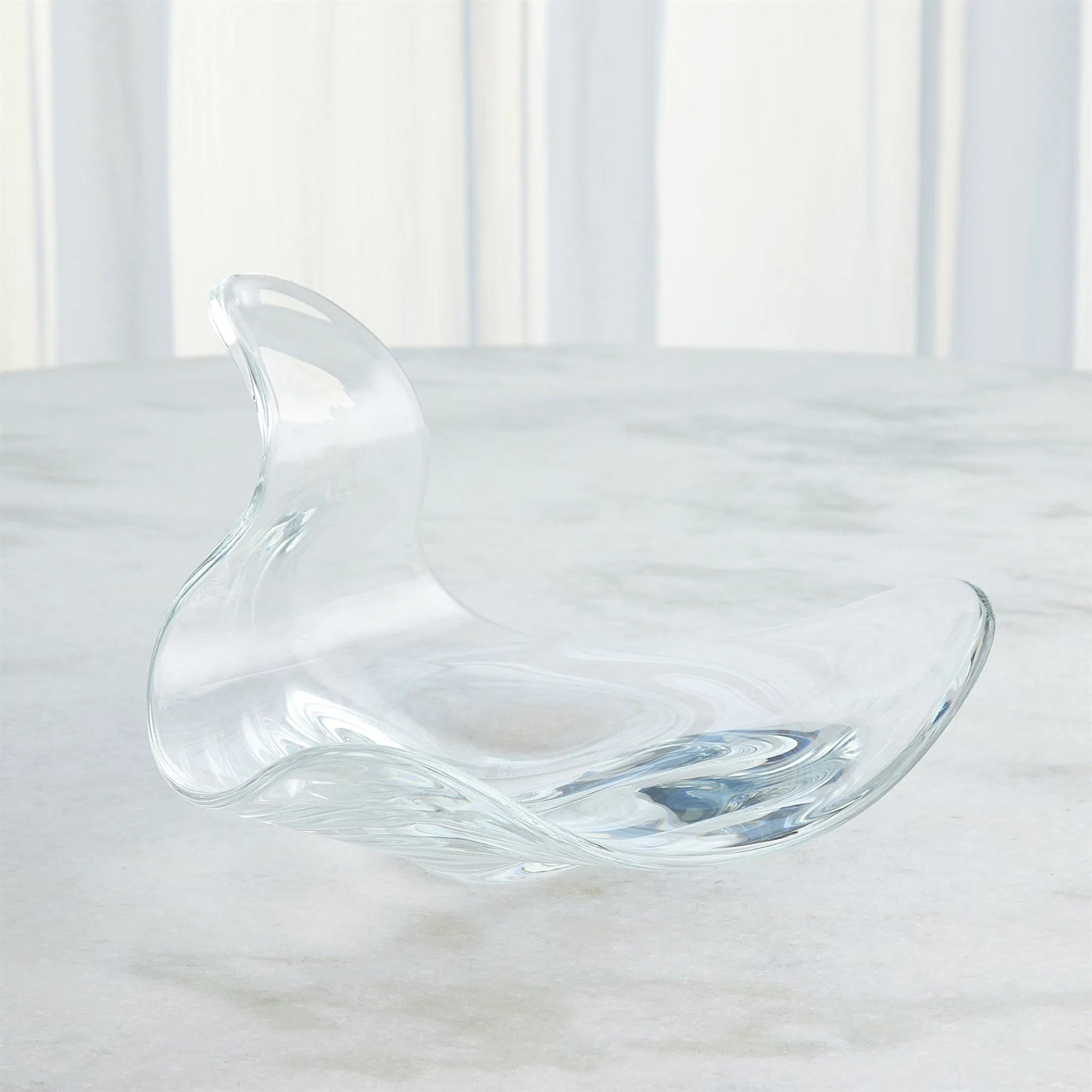 Wave Bowl by Global Views. Made from art glass in a eclectic & global style.