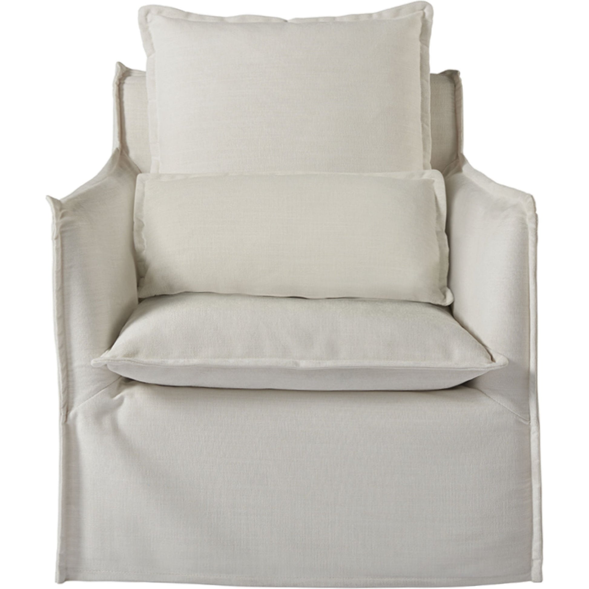 Coastal Living Siesta Key Swivel Chair by Coastal Living by Universal Furniture in crypton daily snow. Made from 100% polyester in a transitional style.