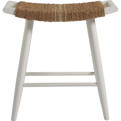 Coastal Living Counter Stool by Coastal Living by Universal Furniture in white and sailcloth. Made from woven abaca in a coastal style.