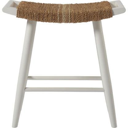 Coastal Living Counter Stool by Coastal Living by Universal Furniture in white and sailcloth. Made from woven abaca in a coastal style.