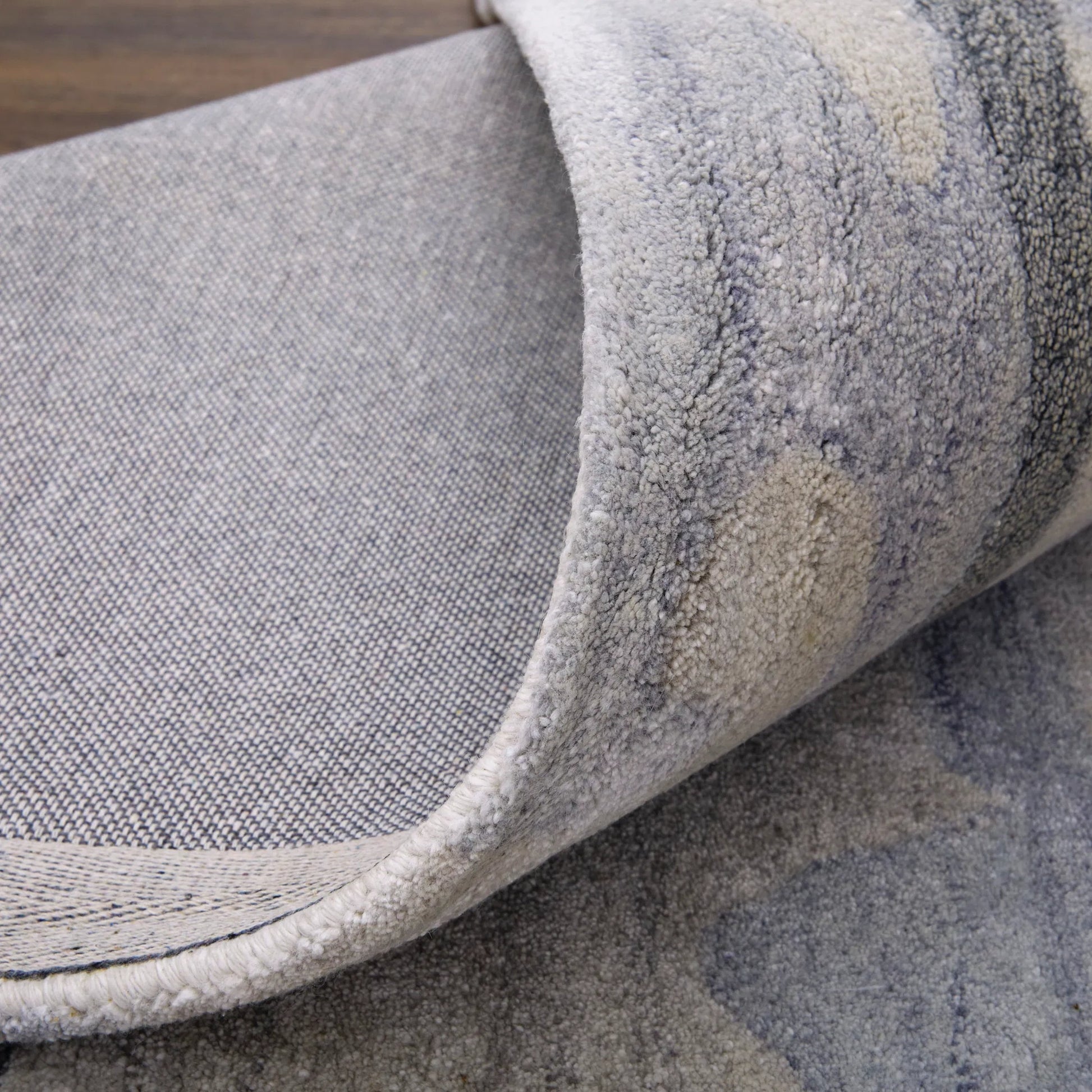 Dryden Transitional Rug - 8790F by Feizy in blue, gray, taupe. Made from viscose, wool in a unique style.