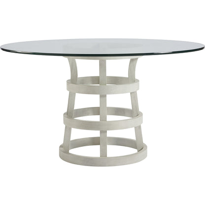 Coastal Living Round Glass Table 54" by Coastal Living by Universal Furniture in na and sandbar. Made from unique in a coastal style.