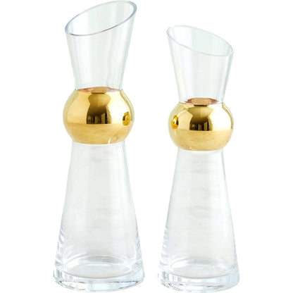 Metallic Orb Carafe by Global Views. Made from art glass in a eclectic & global style.