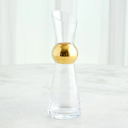 Metallic Orb Carafe by Global Views. Made from art glass in a eclectic & global style.