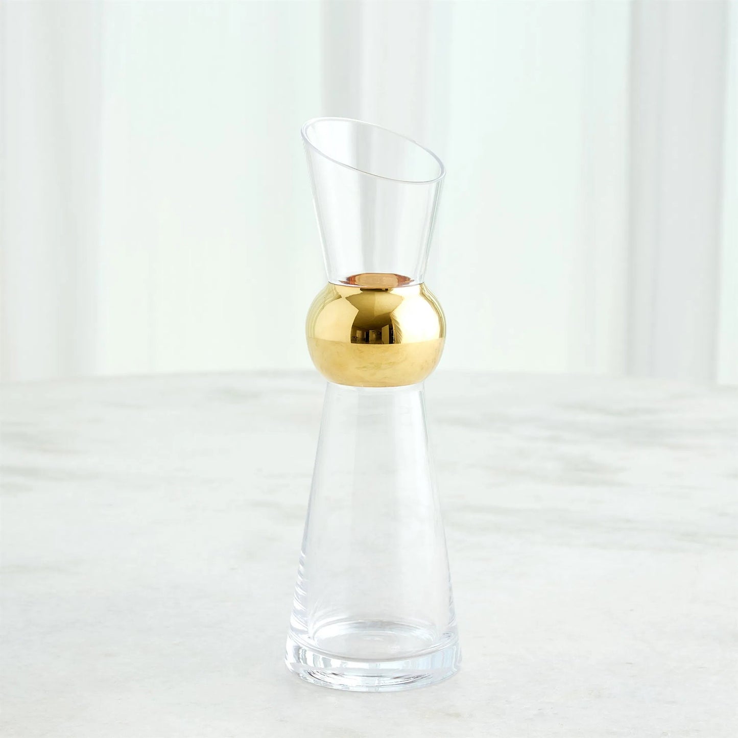 007 SI-2445618,SI-2445619 | Lifestyle | Metallic Orb Carafe by Global Views. Made from art glass in a eclectic & global style.