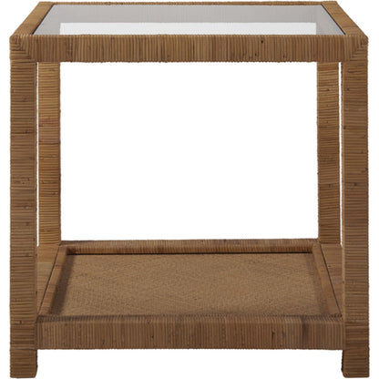Coastal Living Long Key End Table by Coastal Living by Universal Furniture in na and wrapped split rattan. Made from unique in a coastal style.