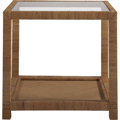 Coastal Living Long Key End Table by Coastal Living by Universal Furniture in na and wrapped split rattan. Made from unique in a coastal style.