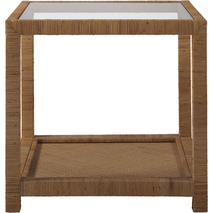 Coastal Living Long Key End Table by Coastal Living by Universal Furniture in na and wrapped split rattan. Made from unique in a coastal style.