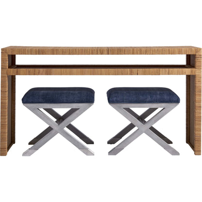 Coastal Living Long Key Console Table by Coastal Living by Universal Furniture in wrapped split rattan. Made from unique in a coastal style.