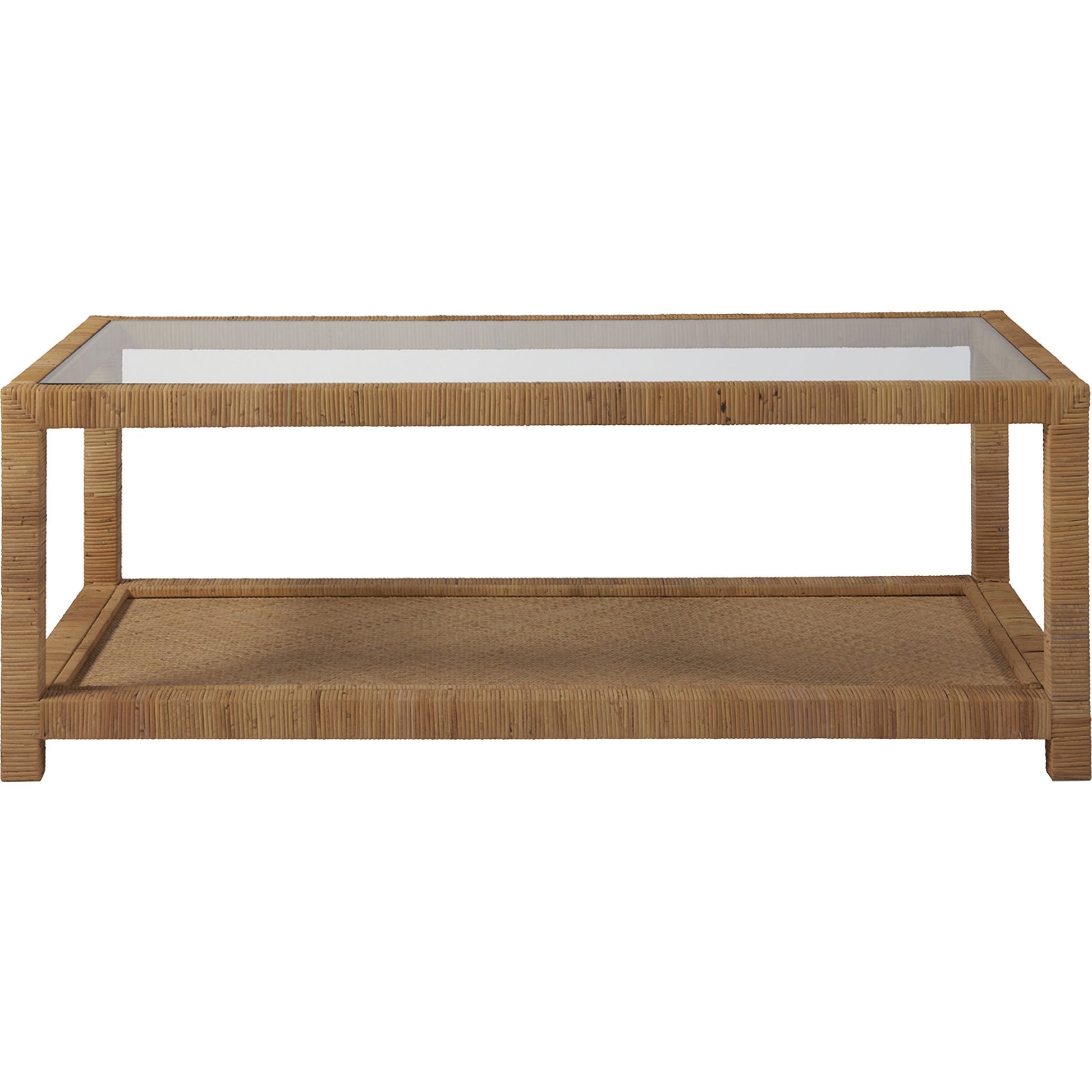Coastal Living Long Key Cocktail Table by Coastal Living by Universal Furniture in wrapped split rattan. Made from unique in a coastal style.