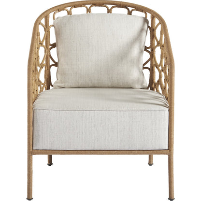 Coastal Living Pebble Accent Chair by Coastal Living by Universal Furniture in na and rattan, dover natural. Made from 96% polyester, 2% nylon, 2% cotton in a coastal style.