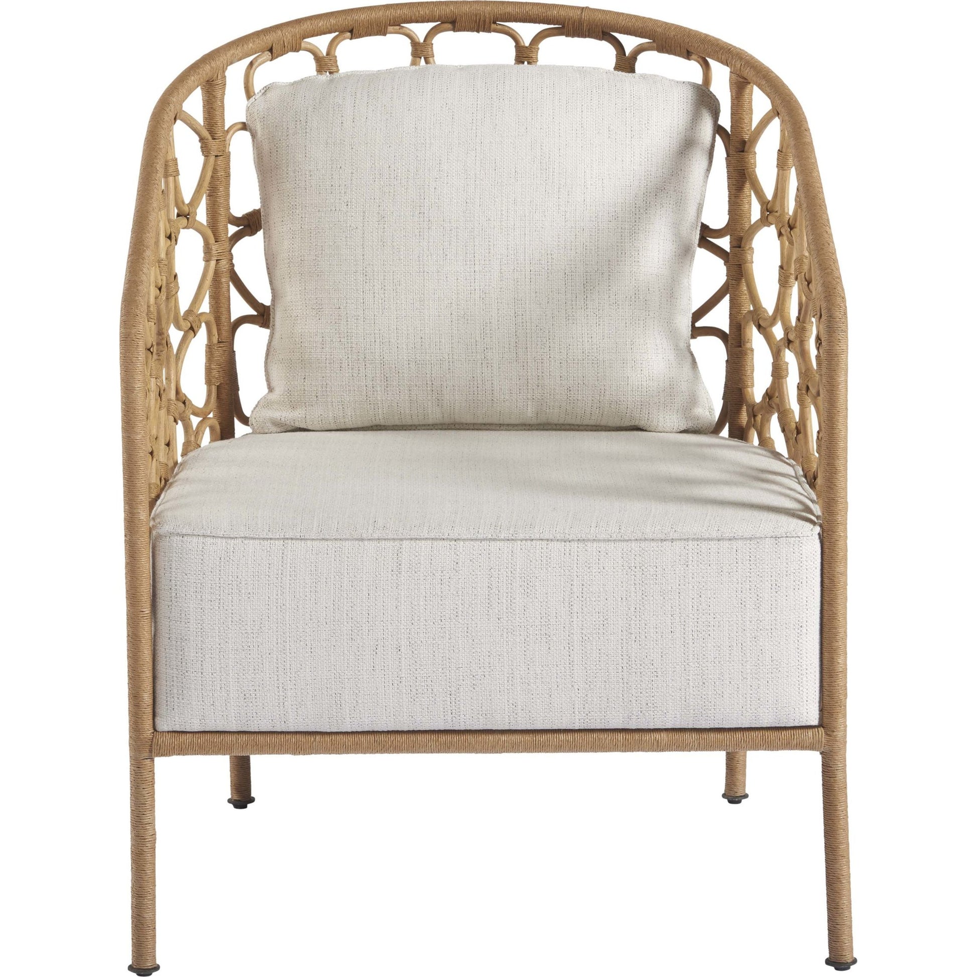 Coastal Living Pebble Accent Chair by Coastal Living by Universal Furniture in na and rattan, dover natural. Made from 96% polyester, 2% nylon, 2% cotton in a coastal style.