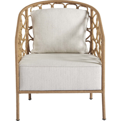 Coastal Living Pebble Accent Chair by Coastal Living by Universal Furniture in na and rattan, dover natural. Made from 96% polyester, 2% nylon, 2% cotton in a coastal style.