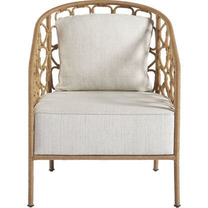 Coastal Living Pebble Accent Chair by Coastal Living by Universal Furniture in na and rattan, dover natural. Made from 96% polyester, 2% nylon, 2% cotton in a coastal style.