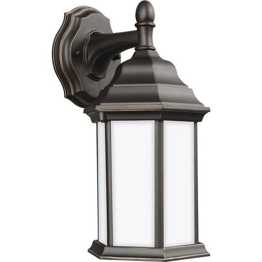 Sevier Small One Light Downlight Outdoor Wall Lantern by Visual Comfort & Co.. Made from die cast aluminum in a unique style.