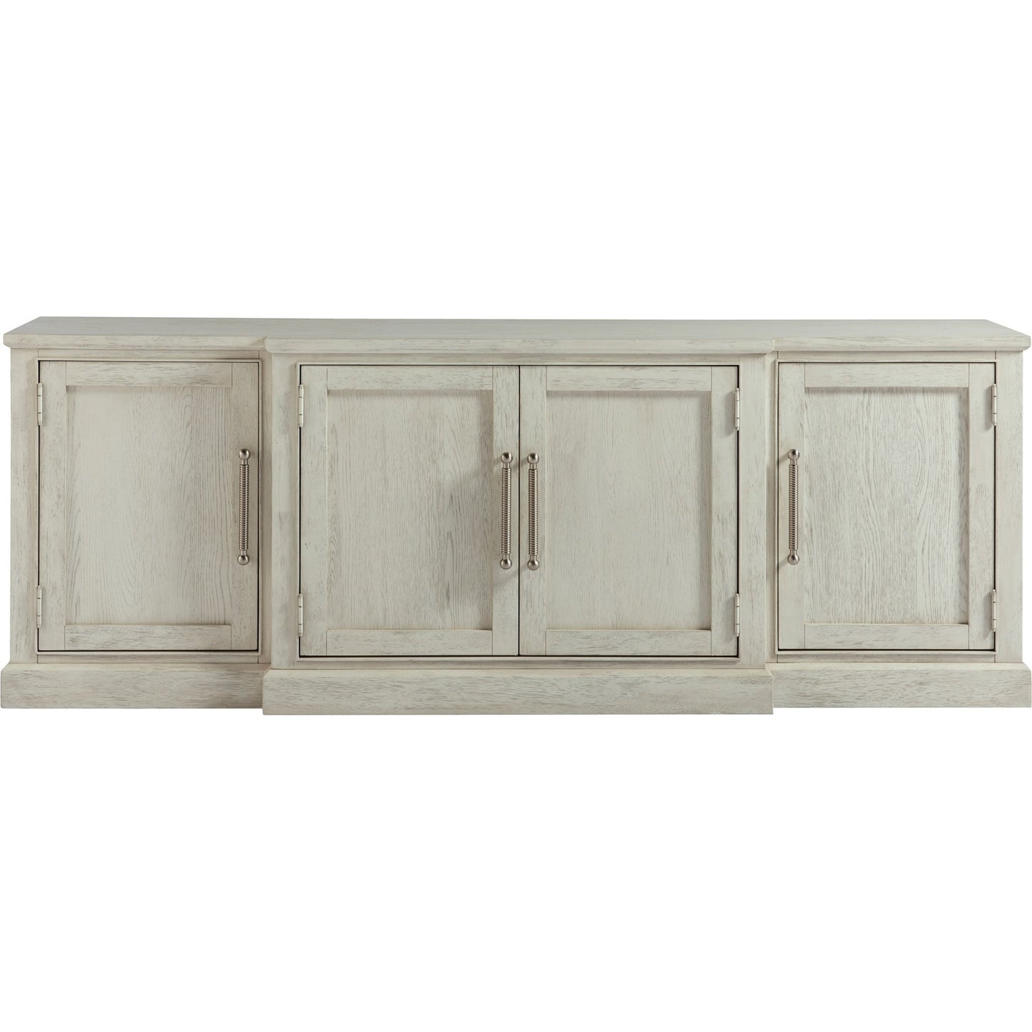 008 SR-813099 | Additional Silo | Coastal Living Entertainment Console by Coastal Living by Universal Furniture in brushed pewter and sandbar. Made from unique in a traditional style.