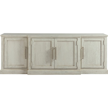 Coastal Living Entertainment Console by Coastal Living by Universal Furniture in brushed pewter and sandbar. Made from unique in a traditional style.