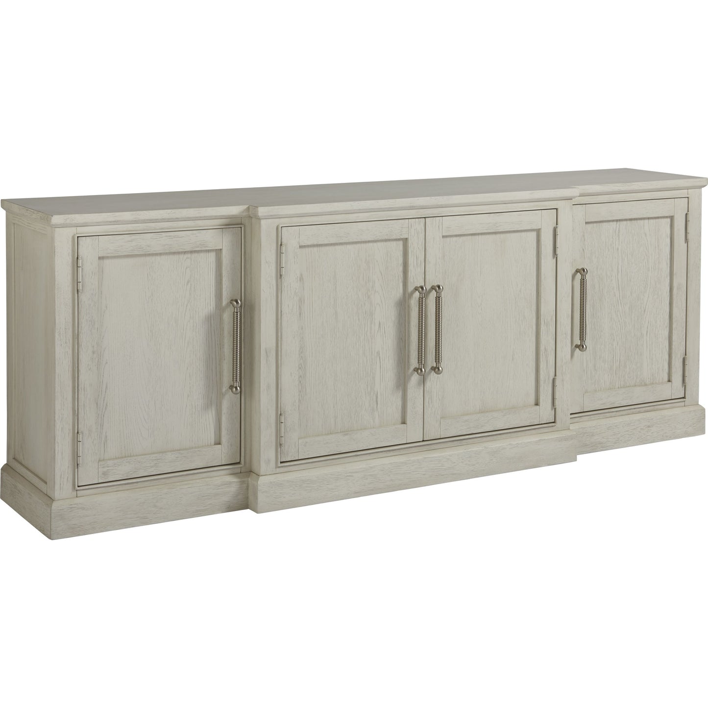 001 SR-813099 | Additional Silo | Coastal Living Entertainment Console by Coastal Living by Universal Furniture in brushed pewter and sandbar. Made from unique in a traditional style.